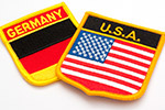 Deutschland, USA, Flagge